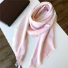 Écharpe Cadeau De Mode Automne Hiver Écharpe Top Super Pur Cachemire Épais Femmes Doux Gland Style Designer Châle Foulards Foulard Taille