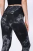 Women High Waist Tie Dye Buttery Soft Yoga Naked-feel Squat proof Leggings Tummy Control Workout leggings 4 Way Stretch tight 210929