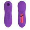 Woman Cordless Sucking Vibrator Powerful Clitoris Sucker Blowjob Tongue Stimulator Nipple Vagina Sex Toys for Couples Q0320