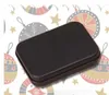 Caixa de lata retângulo preto recipiente de metal caixas de lata de doces jóias de papel de jogo caixas de armazenamento de cartão GGA4392