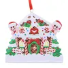 Merry Christmas Tree Decorations Indoor Decor Resin White Color House Ornamenten in 5 Editions Co008 Ship-by DHL FedEx UPS