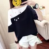 T-shirt das mulheres 2021 coreano bonito manga curta camiseta mulheres verão pequeno fresco tshirt harajuku tee femme ns4296