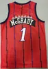 Vintage Tracy McGrady Retro Basketball Jersey Penny Hardaway 1 Vince Carter 15 dla fanów sportu oddychającego Black White Blue Purple Red Team Shirt Hot