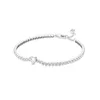 Bracelet de Tennis coeur étincelant de noël pour femmes 925 bijoux en argent Sterling breloques perles Bracelets bricolage pour les femmes 580044C01 580041C01 590039C01