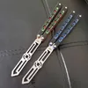 Nieuw Theone Balisong Original Point Butterfly Trainer Trainingsmes Not Sharp Squid Snake Sea Monster Basilisk Jilt Swing Knives BM51 V6 V3 EX10 Hom BM42 AB Barebones