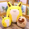 Anime Cartoon Raton laveur et jouets en peluche Zabawki mignon oreiller peluche bébé jouet doux coussin rembourré animaux en peluche décor à la maison 210728