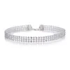 Fashion Crystal Choker Halsband för kvinnor Bröllop Stretch Rhinestone Statement Punk Gothic Halsband Tillbehör Smycken J0312