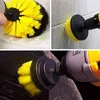 Power Scrubber Brush for Bathroom Toilet Surfaces Tub Shower Tile Grout Cordless Scrub Drill Cleaning Kit 210423