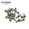 PYTITANS M4x15 M5x18 M5x15 M5x20mm Titan Selbstschneidende Schraube Knopf Torx Titan Flanschkopfschraube Bolzen für Motorrad Fahrrad Auto