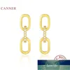 Stud Canner Ins Style Miłość Kolczyki dla kobiet S925 Sterling Silver Piercing Cyrkon Koreański Biżuteria Pendientes1