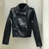 Aelegantmis Autumn Slim Pu Leather Jacket Women Casual Short Faux Moto Biker Ladies Zipper Basic Outerwear Coat 210607