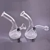 Toptan Sigara Seyahat Cam Yağ Burner Bongs Mini Cep Ucuz Su Dab Rig Bong Boru Tütün Kuru Herb Bowl