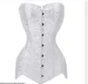 Plus Storlek Corset Dubbel 26 Stål Boned Corset Overbust Long Torso Bustiers Midja Trainer Korsetter Shapewear Cincher Corselet1