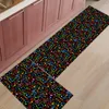 Cushion/Decorative Pillow 2Pcs/Set Kitchen Mat Color Note Music Floor Carpet Door Mats Entrance Non-Slip Rug For Living Room Bathroom