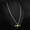 Pendant Necklaces Fashion Choker For Women Gun Crystal Rhinestone Chain Necklace Men Punk Chains Jewelry 2022 Gift