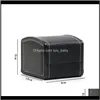3 Colors Watches Pu Leather Arc Display Jewelry Holder Storage Single Slot Gifts 8Wf9R Boxes Cases Ml49G