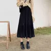 ヴェルエルユ韓国のファッションの夏のスカートのシフォンハイウエストプリーツスカートレディースハラジュックファルダスムザーゲのドロップシップ210608