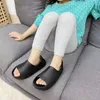 O27sN Real Summer Kids Children designer FurHome Slides Girls slippers for children high quality sliders Raccoon Fluffy Chinelo Fl3483480