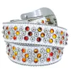 2022 Fashion BB Simon Rhinestone Belt för kvinnor Designer Mens Belt With Bling Rhinestones As Gift