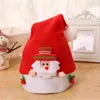 Kids Christmas Santa Claus Snowman Elk Reindeer Snowflakes Kapelusze 2018 Navidad Natal Hat dla dzieci Dorosłych Natale Nowy Rok Prezenty