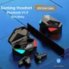 Supper Mini TWS Gaming Earbuds Wireless Bluetooth Earphones RGB Light Bass Sound Positioning PUBG Gamer Winner Headsets with Mic For Iphone 13 Samsung Huawei phones