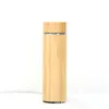 450ml bambu tumblers portátil aço inoxidável flask de vácuo garrafa térmica garrafa de água lar chaleira ao ar livre