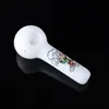 Conception de bande dessinée unique Pipes à fumer Mini huile Dab Rigs Cuillère en verre Tuyau à fumer Tube Bong Accessoires de fumée Tabac en tête GID22