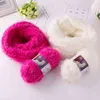 1pc 400g / lot faux päls mink garn långt hår mohair plysch garn för hand stickning ull virka extra mjuk diy cashmere halsduk tråd baby y211129