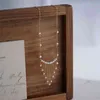925 argento nappa collane fatti a mano oro riempito naturale pendenti di perle kolye choker collares chocker gioielli per le donne