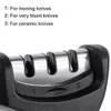 Cozinha Sharp Sharpener Facas Afiação Máquina Aço Inoxidável Profissional Para Uma Faca Afiar Ferramentas Armazenamento Acessórios EEB5810