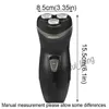 Tre huvuden Electric Razor Shaver Rechargeble Shaving Machine Men skägg Razor Wetdry Dual Use Water Proof Dispart