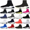 2021 Fashion Quality off Mens Womens Knit Shoes Socks High Speed Running Runners Designer White Black Slip-on Triple S Single m33