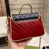 Luxurys Designers G Brand Schoudertassen Handtassen Girl Fashion Women Hoge kwaliteit Marmont Classic Crossbody Bag 2022 Camera Handtas Flap Meer kleurenkoppeling