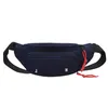 Unisex Fanny Pack High Quality Chest Bag Three Zippers Casual Functional Purse Contrast Color Waist Package for Men & Women Belt