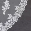 Bridal Veils Personlig blommas spets bröllop Veil1 lager elegant bröllopslå