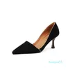 Eleganter Schuh mit hohen Absätzen, sexy spitze Zehen, Lady Mary Jane-Schuhe aus echtem Leder, modische Damen-Hochzeits-Party-Kleid-Schuhe