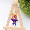 My Hero Academia Keychain Cute Dupla Side 7 Estilos Chaveiro Chaveiro Pingente Acrílico Anime Acessórios Cartoon Keyring G1019