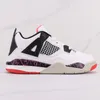 Kids Jumpman 4S IV Basketball Shoes Collection Children Pure Money Sports Sporter Black Lava Lava Oeo White Bred Cement Sail Muslin Boy Girl 4 Athletic Trainer
