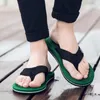 2021 Mens Kvinnor Mode Slipper Flip Flops Slides Skor Designer Gul Svart Röd Grön 39-48 W-012