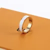 2023 Ny designer Titanium Steel Band Rings Fashion Jewelry Men's Simple Modern Ring Ladies Gift No Box