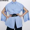 top Fashion Women Denim Blue Blouse Autumn Lapel Neck Long Sleeve Shirts Casual Buttons Blusas Femininas Work Tops Tunic 210520