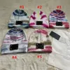 Carta clásica Sombrero de punto Gorros de invierno Diseñador unisex Gorra de calavera Boonet Sombreros de ganchillo cálidos al aire libre Gorros de punto grueso Gorro de moda Oreja Muf Elástico