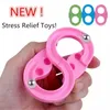 Soulagement Stress Soulagement Fidget Toy 88 Système d'induction à induction de la trappe de la piste Trains Spinner Squishy Antistress Jouets Éducatifs Adulte Child Child Reliver Sensory