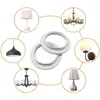 Lamp Covers & Shades 2021 E27/ E14 Lampshade Ring Adapter Black/white Plastic Bulb Light Collar Shade Adaptor Holder Access G7b7