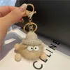 Carino Pelliccia di Visone Bricchetta Catena Chiave Dell'automobile Del Pendente Del Sacchetto Della Peluche Del Pendente Regalo Per Le Ragazze Regalo Della Catena Chiave Squisita Artigianalità G1019