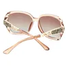 Mode Square Sunglasses Femmes Italie Designer Diamant Sun Lunettes Dames Vintage Overdimés Shades Femelle Goggle Eyewear SC021