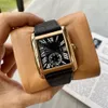 Быстрая доставка Men039S Бренд смотрит на водонепроницаемые 46 -мм кварцевые часы моды роскошные наручные часы Fine Steel Men Reloj7487527