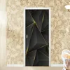 Dörrklistermärken DIY 3D väggmålning för vardagsrum sovrum heminredning affisch PVC självhäftande vattentäta kreativa dekaler dörrklistermärke 210317