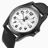 Moda Naylon Kemer Yuvarlak erkek Askeri İzle Erkekler Saatler 2021 Lüks Otomatik Spor Siyah İzle Erkek Akıllı Reloj Mujer H1012
