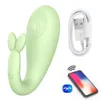 Aplikacja Bluetooth 8 Prędkości Vagina Wibrator Wibrator Wi Wibrator Wi Wibrator G-Spot Wibracyjny Jajko Silikonowe Dildo Cherry Pub Dorosłych Gry Sex Zabawki dla kobiet